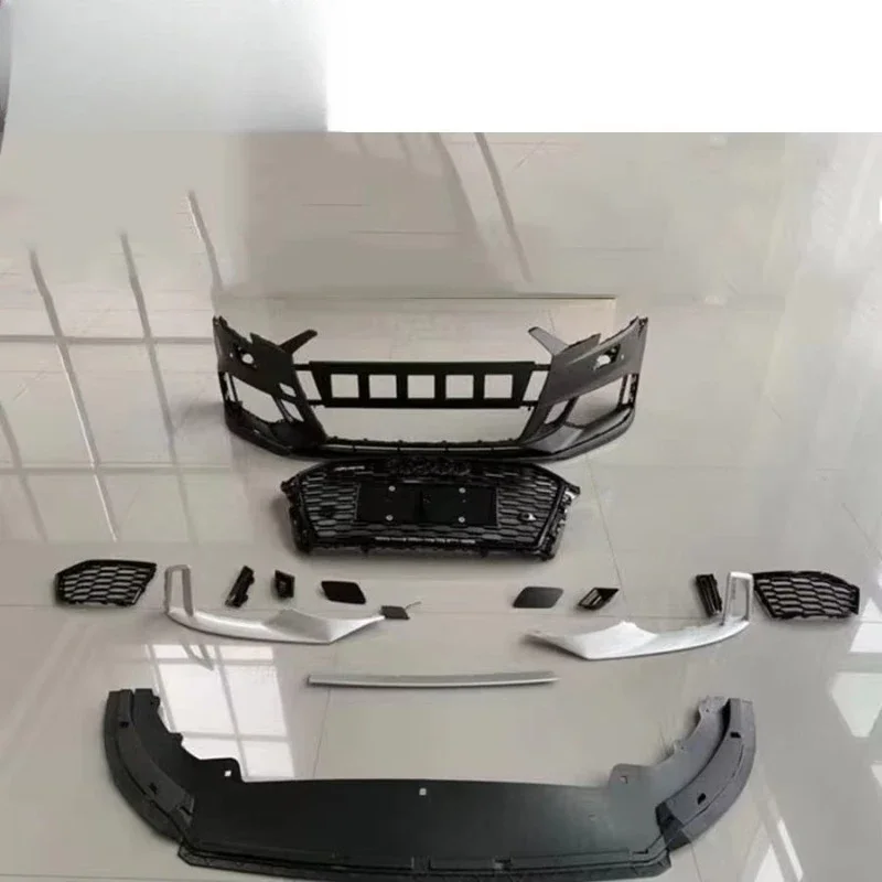 Perfect Fitment AD A3 Old to New 2013-2017 Year Car Body Kit With Front Bumper Grills Headlamp Tail Lights Side Skirts Rear Spo 3