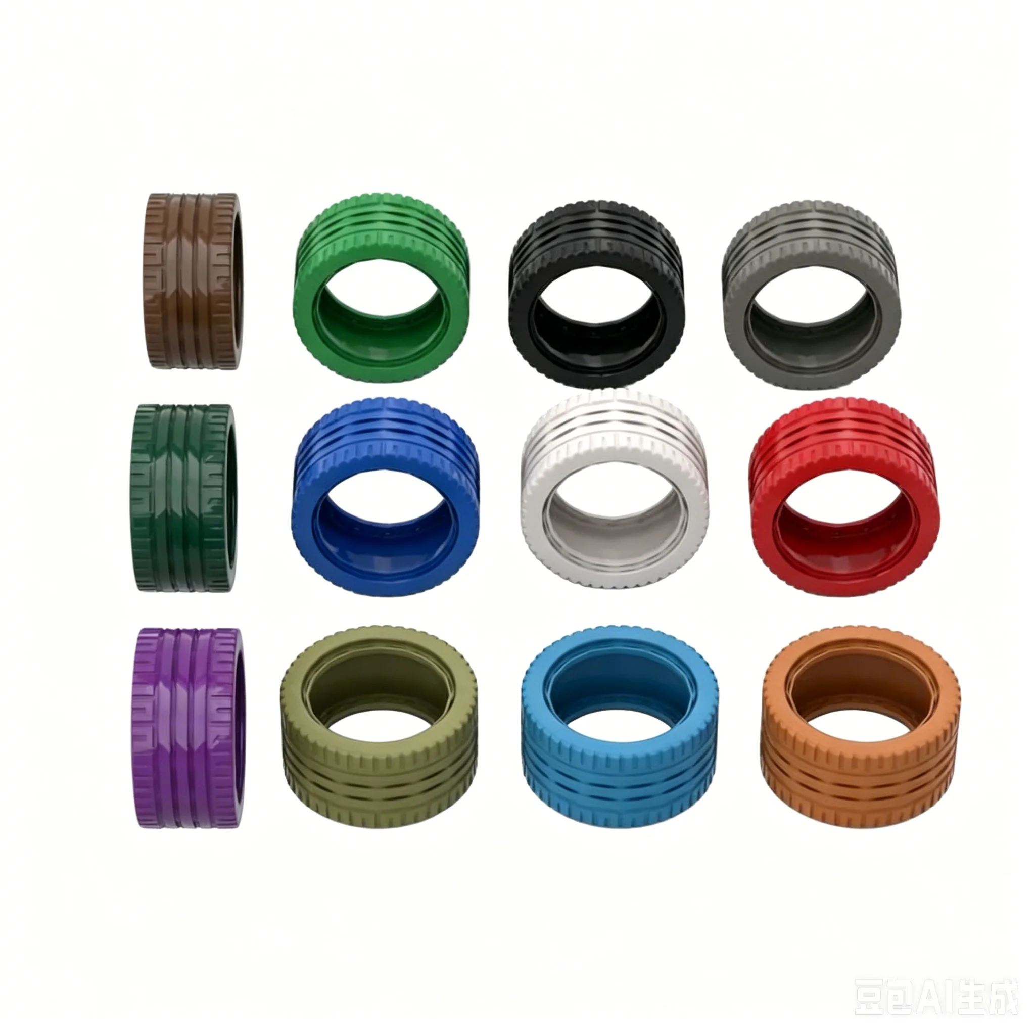 MOC100pcs 41897 56908Tire56x28 Street Bricks Collections Bulk Modular GBC Toys For Technical Set DIY Buildings Blocks Compatible