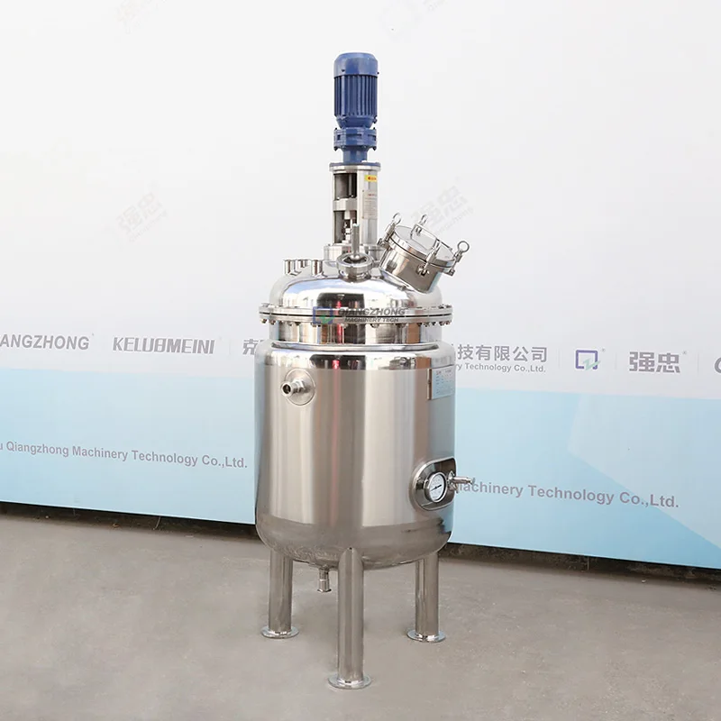 Mixer Tank with Jacket Electric Heating Stainless Steel Mixing Tank500L 1000L Stainless Steel Tank with Agitator Homogenizer