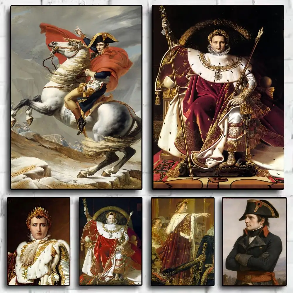 Classic Napoleon Bonaparte Poster Perfect Sticker Self Adhesive Wall Art Designed for Home Office Dining Spaces