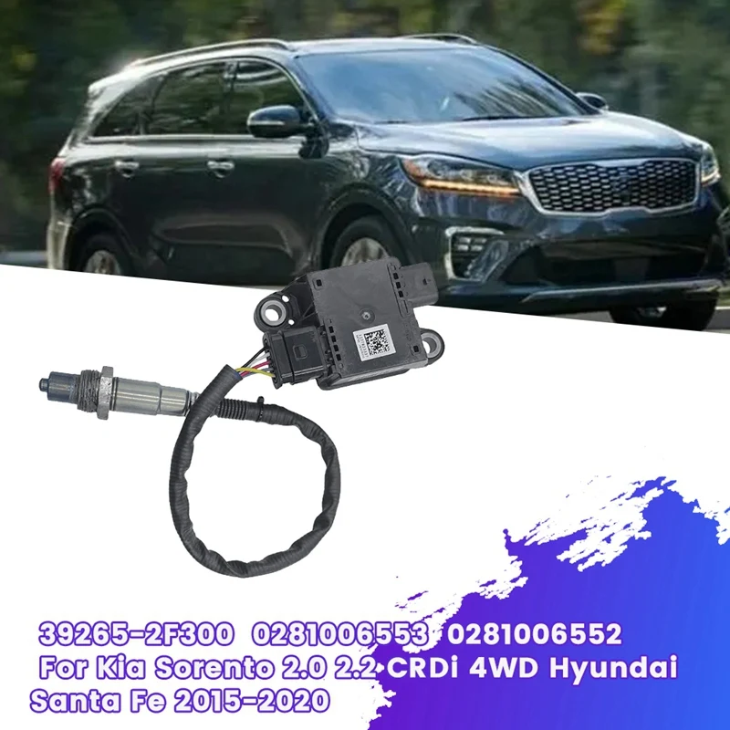 

Exhaust PM Particulate Matter Sensor 39265-2F300 For Kia Sorento 2.0 2.2 Crdi 4WD Hyundai Santa Fe 2015-2020 0281006553 Parts