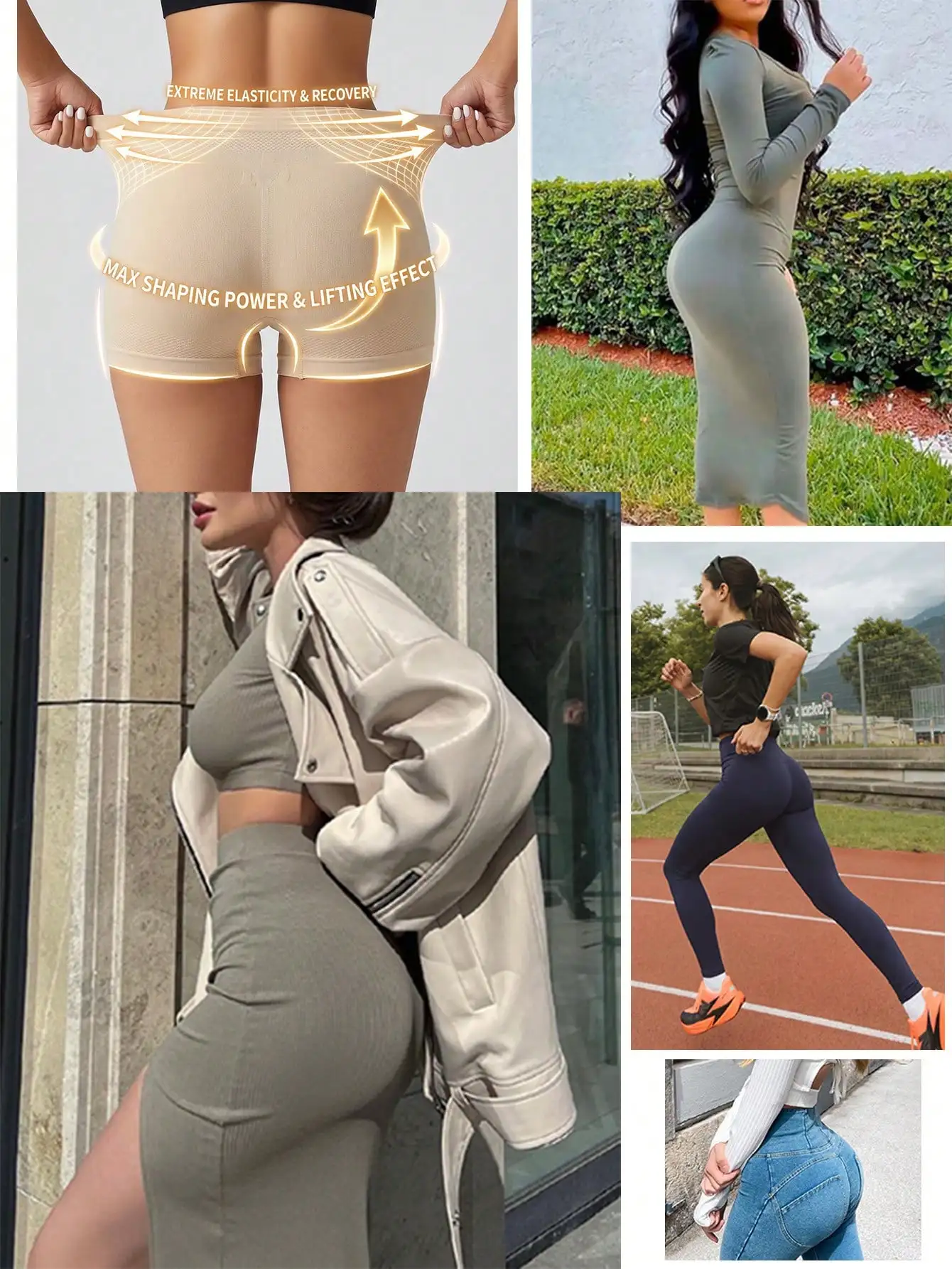 Women's Seamless Body Shaper Pantie Low Waist Tummy Control Boyshorts Breathable Comfortable Butt Lifter Panties Underwear image 6
