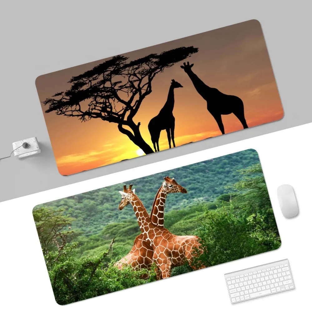 Giraffe INS Tide Large Office Computer Desk Mat Table Keyboard Big Mouse Pad Laptop Cushion Non-slip For Teen Girls Bedroom