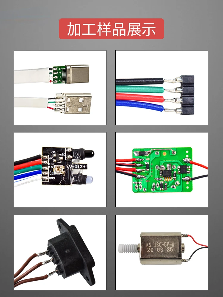 Mesin solder semi-otomatis, papan sirkuit pedal kaki, mesin solder steker penerbangan, solder otomatis pneumatik