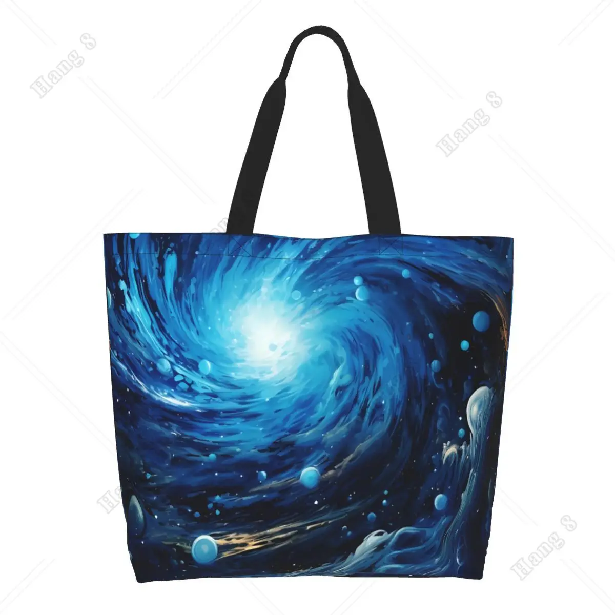 Bolso de mano Space Galaxy, bolso de hombro grande para mujer, bolso de compras reutilizable para caminar en la playa, para compras de perros, tamaño único, bonito
