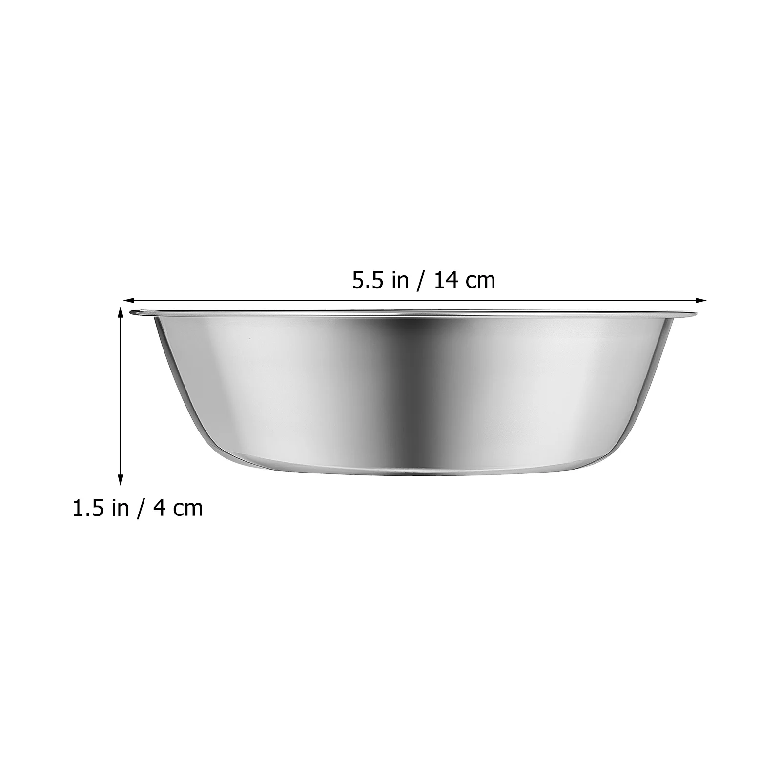 

3Pcs Pet Stainless Steel Cat Bowls Large Opening Spill Resistant Portable Dog Feeding Bowls Indoor Outdoor Supplies