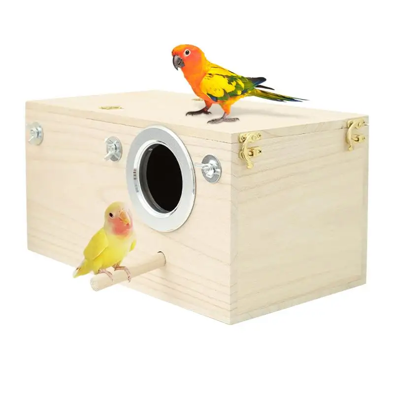 Parakeet Nest Box High Quality resists wear Bird Cage With Perch Stand Pet Accessories Perfect For Home Balcony Decoration