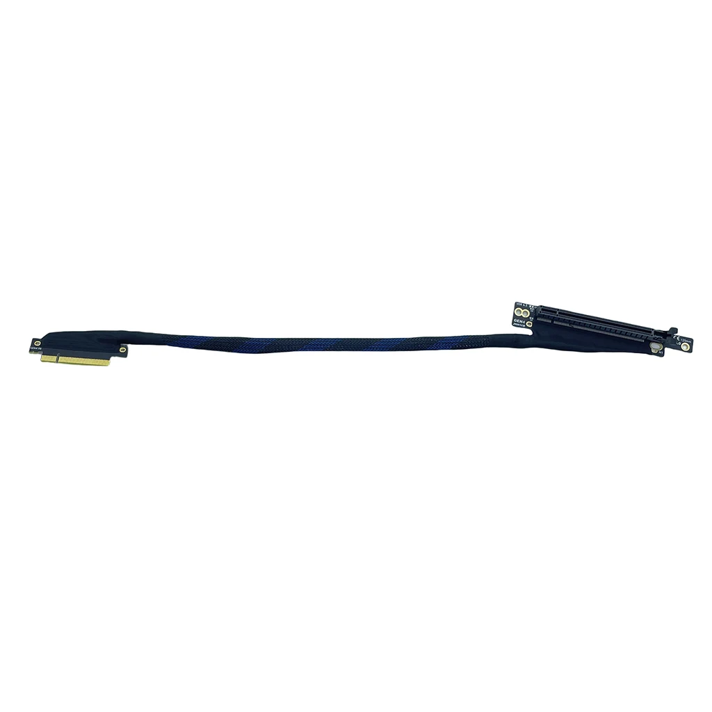 GPU-Verlängerungskabel PCIe 4.0 X8 auf X8/X16, versilbertes AI-Server-Adapterkabel PCI-E 16 GB\S GEN4 für Grafikkarte, Netzwerkkarte – Detail 9