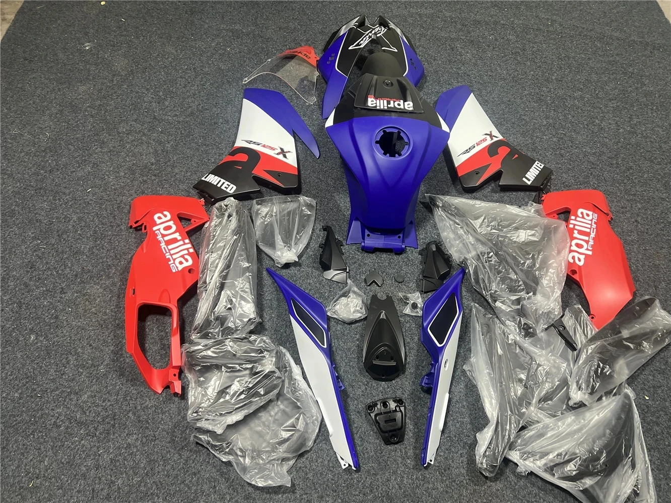 Novo kit de carenagens apto para aprilia rs4 50 125 rs125 2012 2013 2014 2015 2016 2017 2018 rs125 12 13 14 15 16 conjunto carroçaria preto vermelho