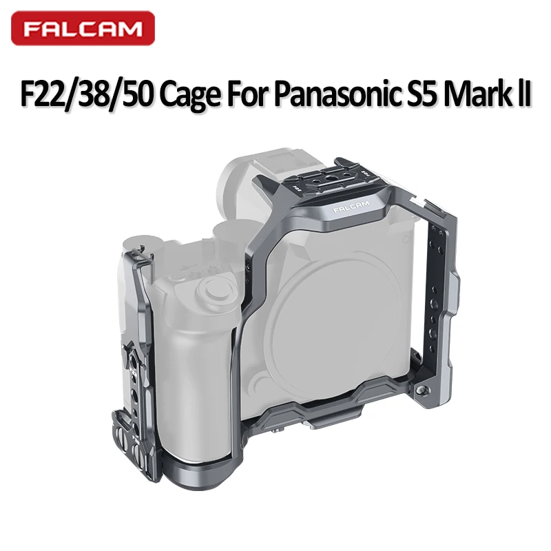 

Falcam Camera Cage for Panasonic S5 Mark lI Multi-interface Camera Cage With Side/Top Handle for Panasonic S5 Mark lI