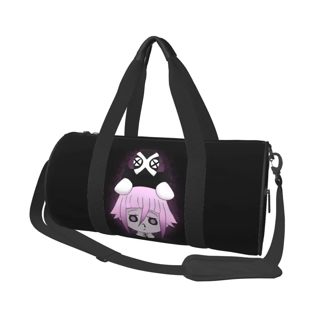 

Crona And Ragnarok Soul Eater Large Duffle Gym Bag Waterproof Duffle Travel Bags Handbags Fitness bag