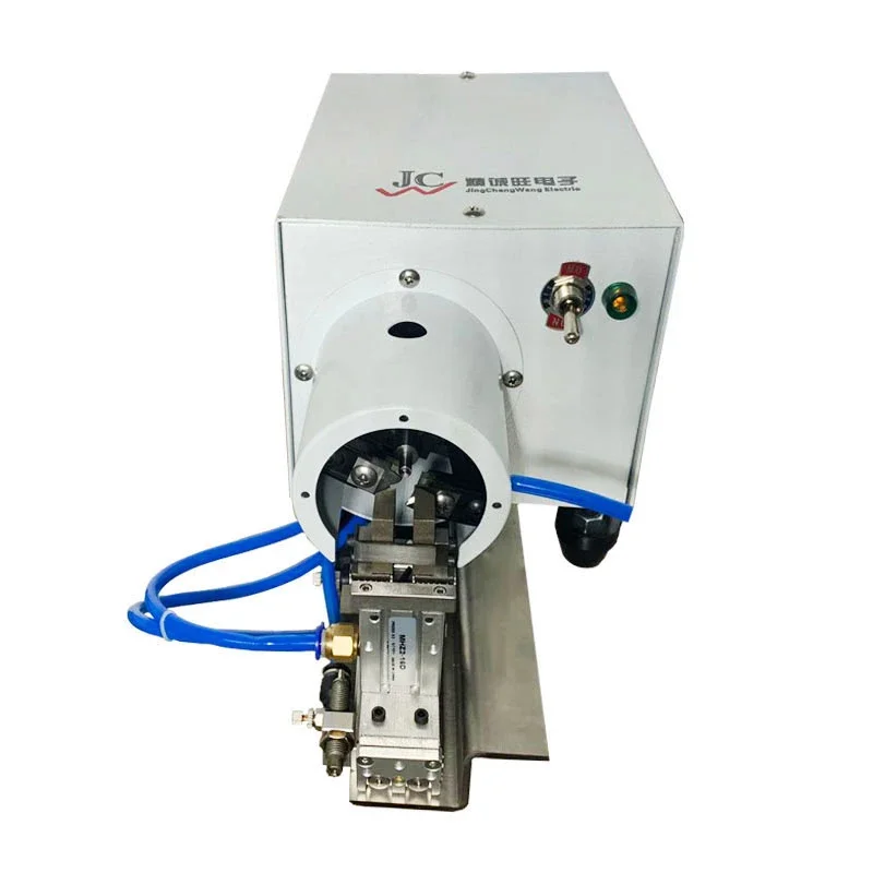 JCW-CS01 low price pneumatic driven high-speed rotate twisting semi-auto wire stripping machine