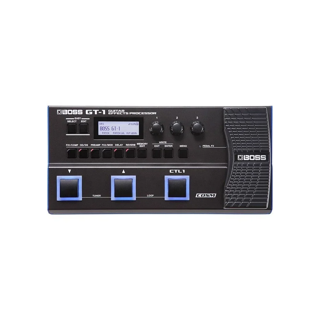 أفضل بيع دواسة المعالج الأصلية Boss GT-1 متعددة التأثيرات للجيتار