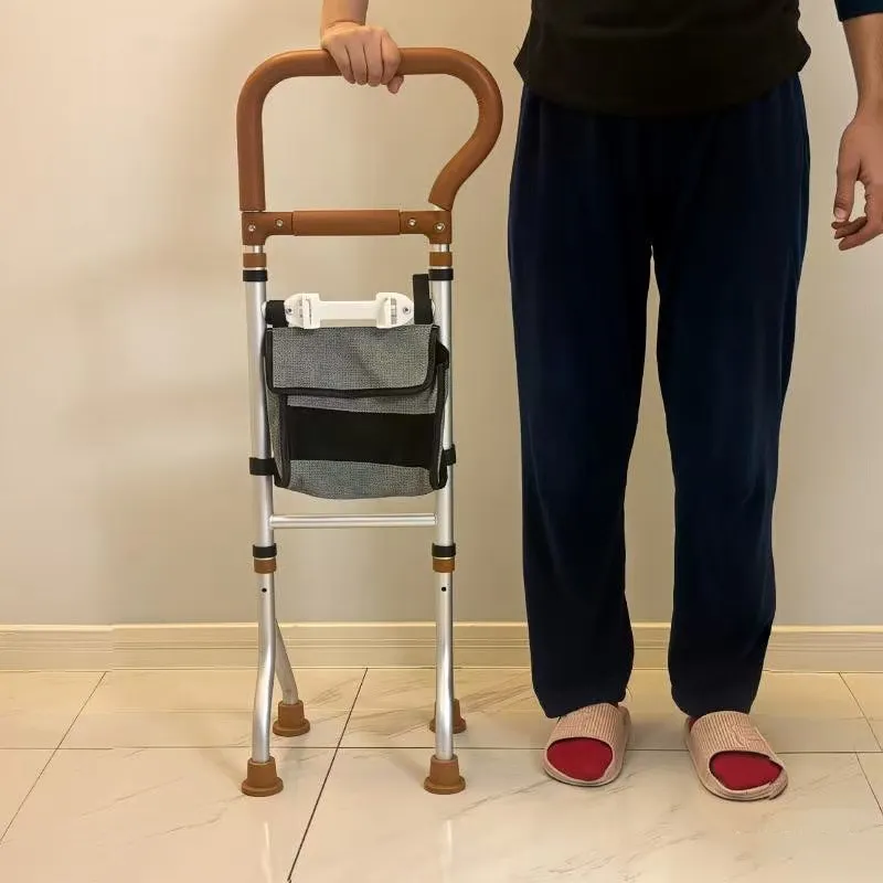 Bedside Handrail with Perforated Holes for Elderly People, Bedside Grab Bars, Bathroom Standing Aid Rail for Elderly Get-up Aids