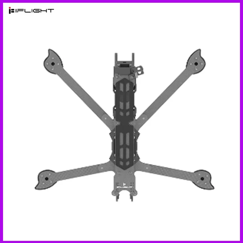 Kit de estrutura iFlight Chimera7 ECO com braço de 6 mm para peças FPV BLITZ ATF435 Stack (E55S 4-IN-1 ESC) Controlador de voo XING-E 2809