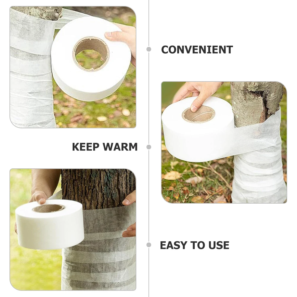 

White 35m Tree Protector Wrap Insulation Belt Plants Warm Winter Trunk Guard Non Woven Fabric Garden Supplies Anti Freeze