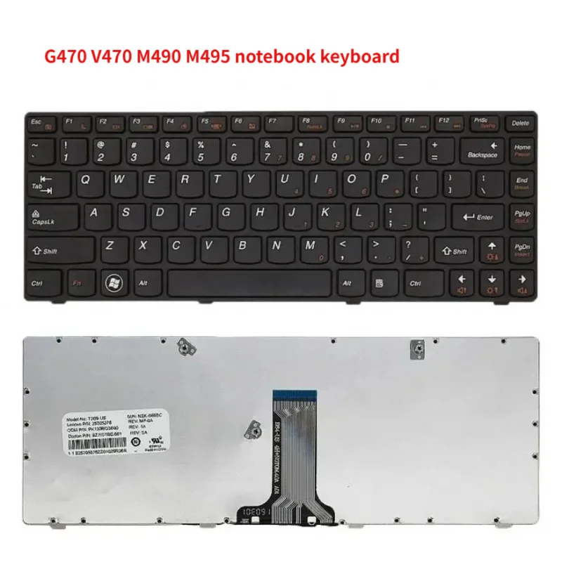 

Brand-new genuine for Lenovo G470 V470 M490 M495 notebook keyboard