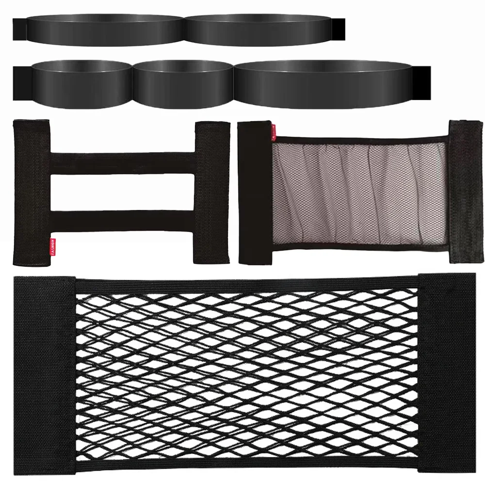 Auto Organizer Seat Back Bag Elastic String Net Sticker Mesh Custom Cargo Net Adjustable Car Trunk Storage Organizer Auto Organizer Seat Back Bag Elastic String Net Sticker Mesh Custom Cargo Net Adjustable Car Trunk Storage Organizer