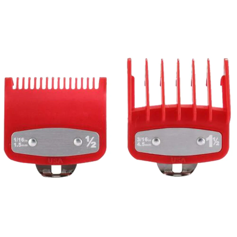 Wahl Hair Clipper Guide Comb Set, guardas padrão, peças anexadas estilo aparador