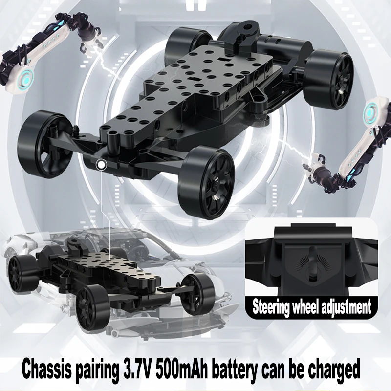 Cada 405pcs Phone APP Remote Control Red Blade Sports Car Building Blocks City Expert RC Racing Car Bricks Toys For Kid Gifts