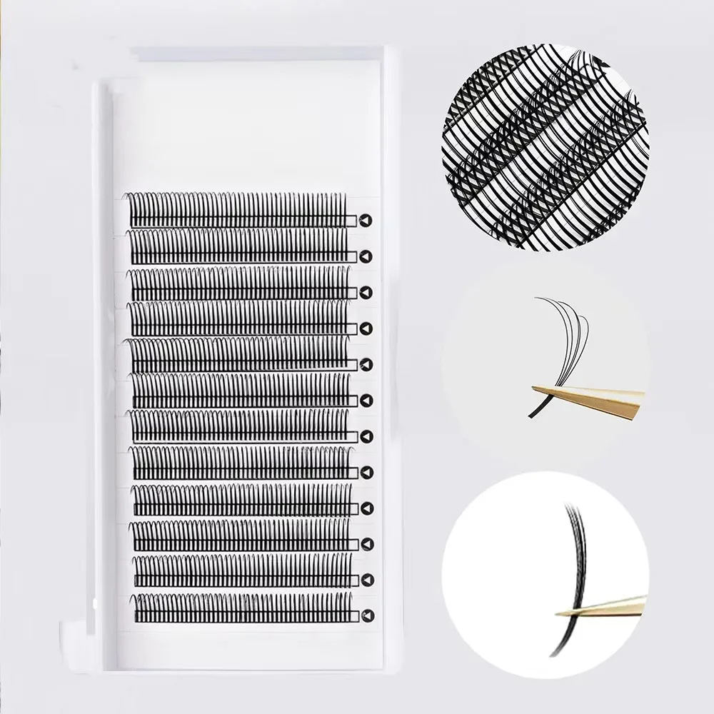 5D Premade Fan 0.07 5D Flower God Fairy Lash Extension Easy Fan Blooming Spike Russian Volume Lash Silk Individual Lashes