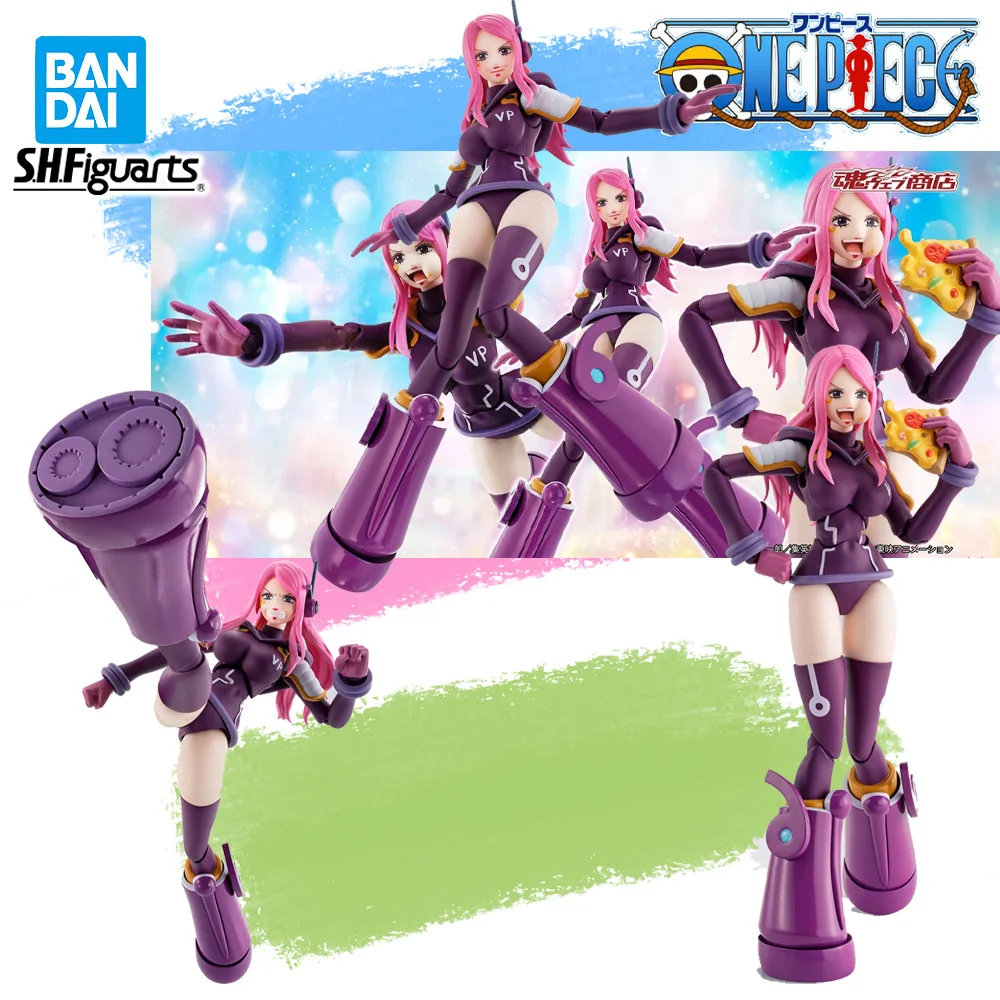 

В наличии подлинная BANDAI SHFiguarts One Piece Future Island Egghead ювелирные изделия Фигурка Бонни Аниме Экшн-модель игрушки