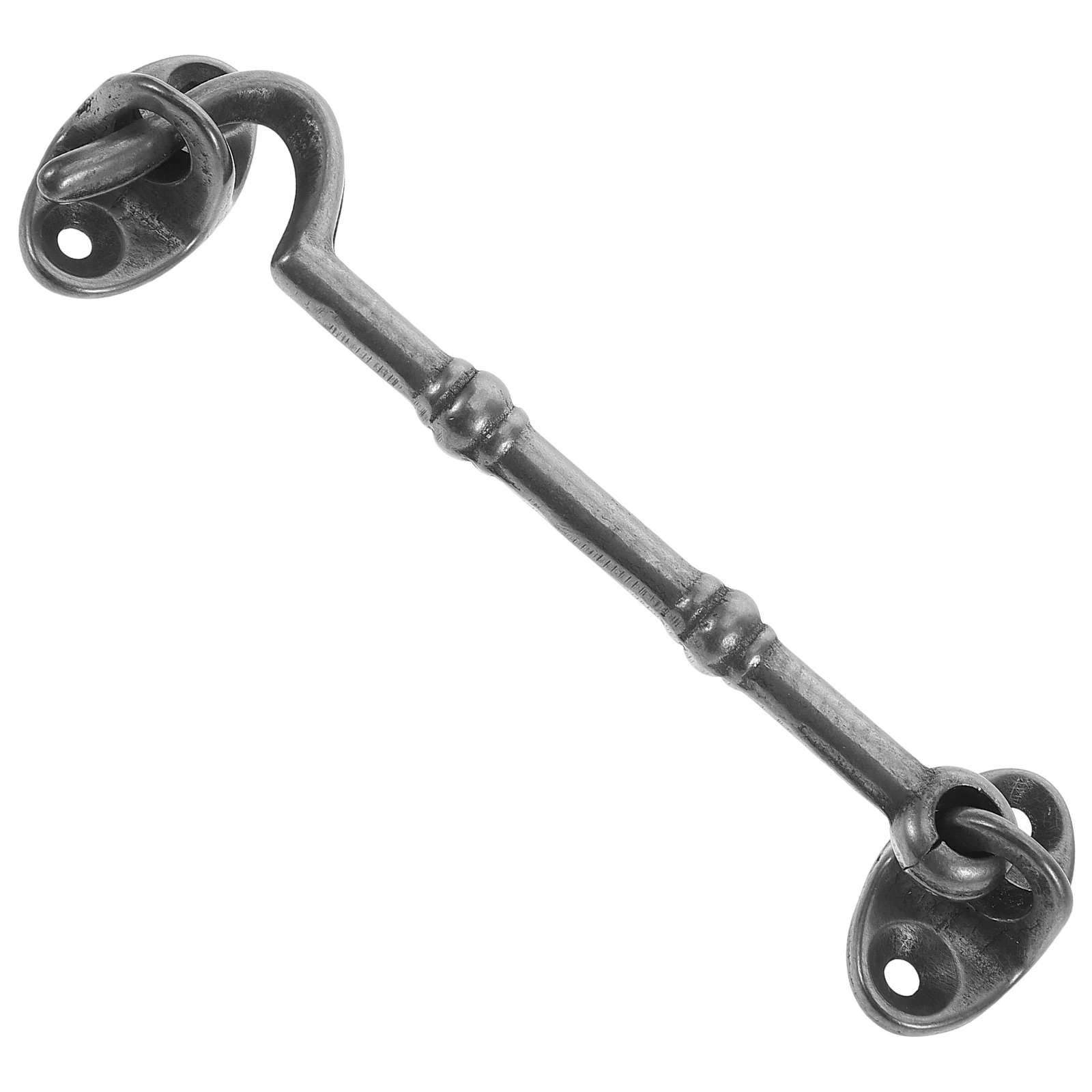 

Rotating Brass Multi-Function Door Window Lock Latch Set Heavy Duty Cabinet Gate Hook Lock Screws Included Sturdy Metal