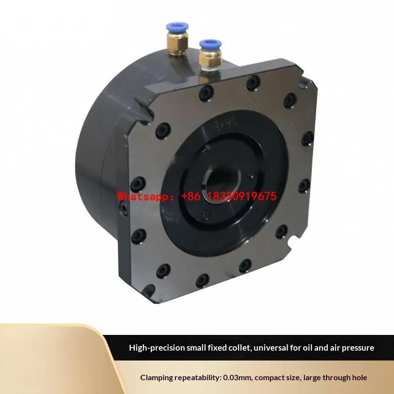 Cyclmotion CNC DAS-25 Pneumatic Chuck – 25mm Through-Hole, Fixed Vertical Pneumatic Chuck Unit