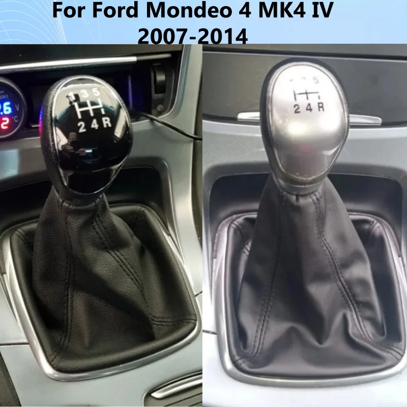 

Gear Shift Knob / Gear Lever / Gear Shift / Gear Shifter Boot Case Transmission Handle for For Ford Mondeo 4 Mk4 IV 2007-2014