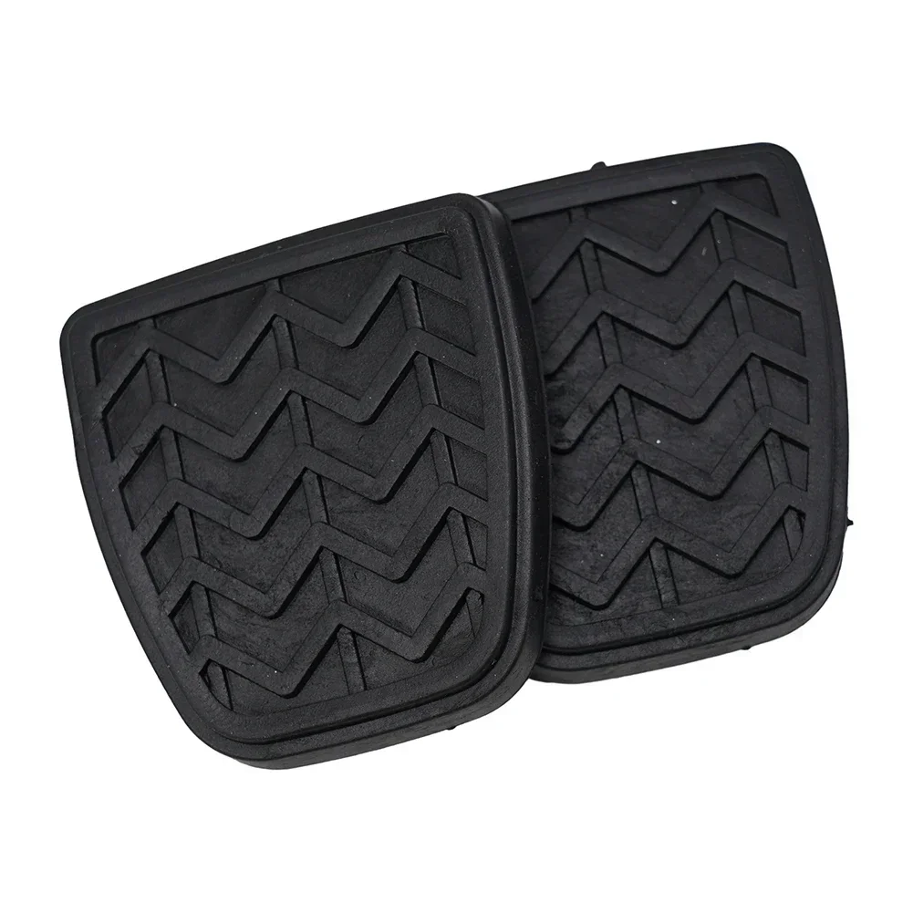 2Pcs Rubber Brake Clutch Foot Pedal Pad Cover For Toyota For Camry XV30 XV40 For Corolla E120 E130 For FJ Cruiser For RAV4 XA20