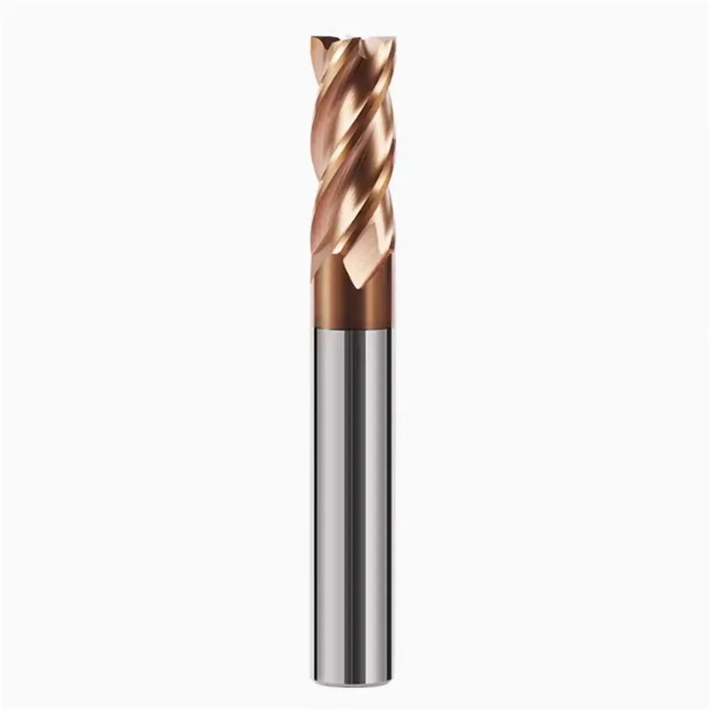 HRC55 4 Flute Decimal Point Endmill Tungsten Carbide End Mill CNC Tools Fresa  Metal Steel Frez Router Bit Milling Cutter