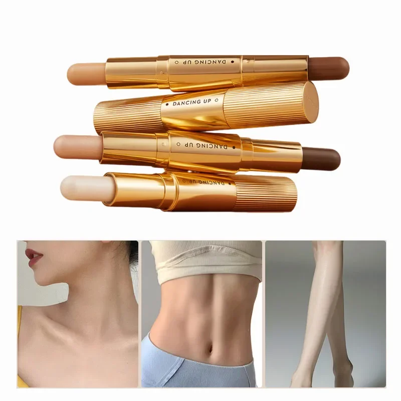 ダンシングアップ ダブルエンド フェイスハイライト チャーミングフェイス オイルコントロール コンシーラーペンシル フェイシャルハイライト コレクター リペアスティックペン