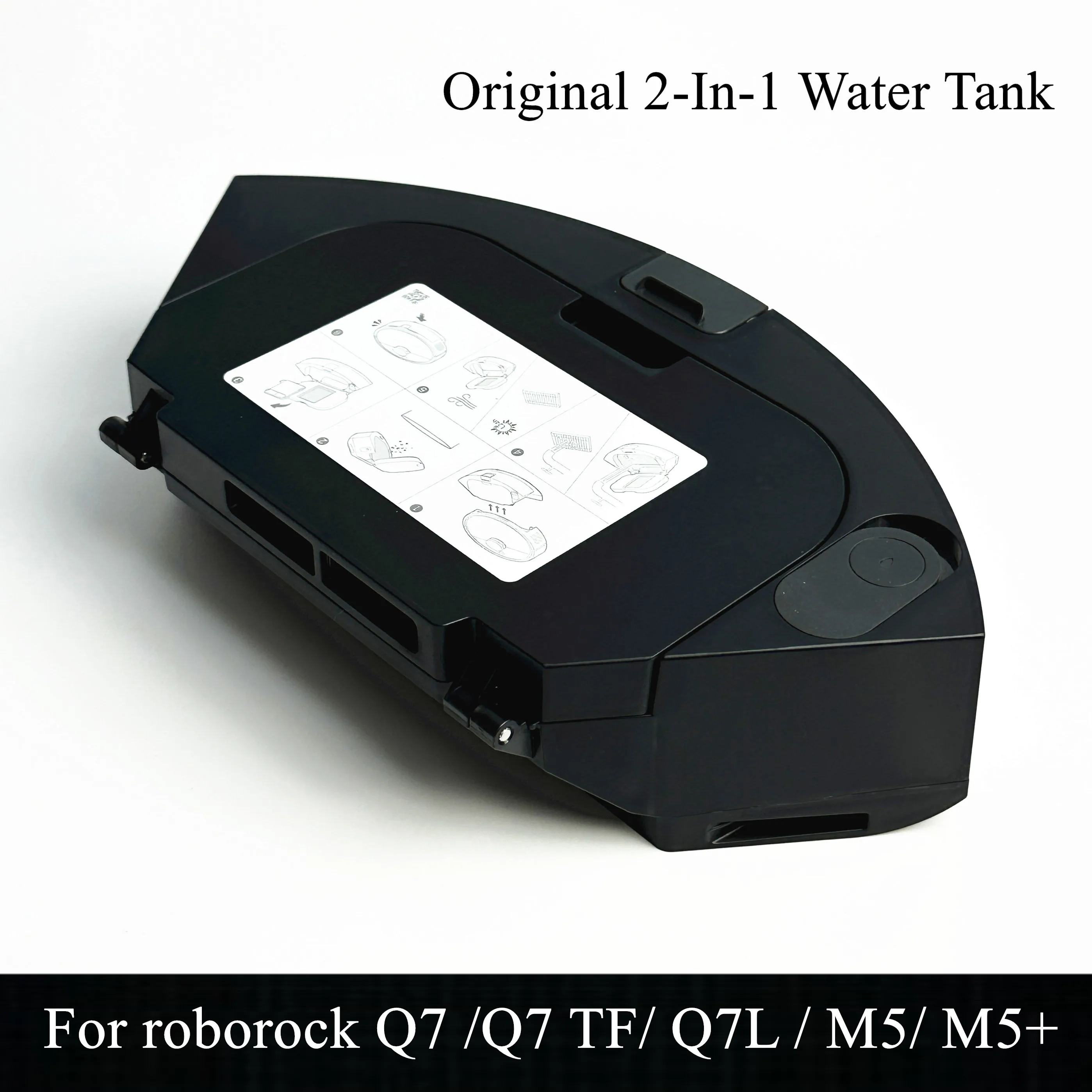 

New For Roborock 2 in 1 Dust Box Water Tank with Filter for Q7 M5+ Q7 TF+ L5+ Robot Vacuum Cleaner Spare Accessories Parts
