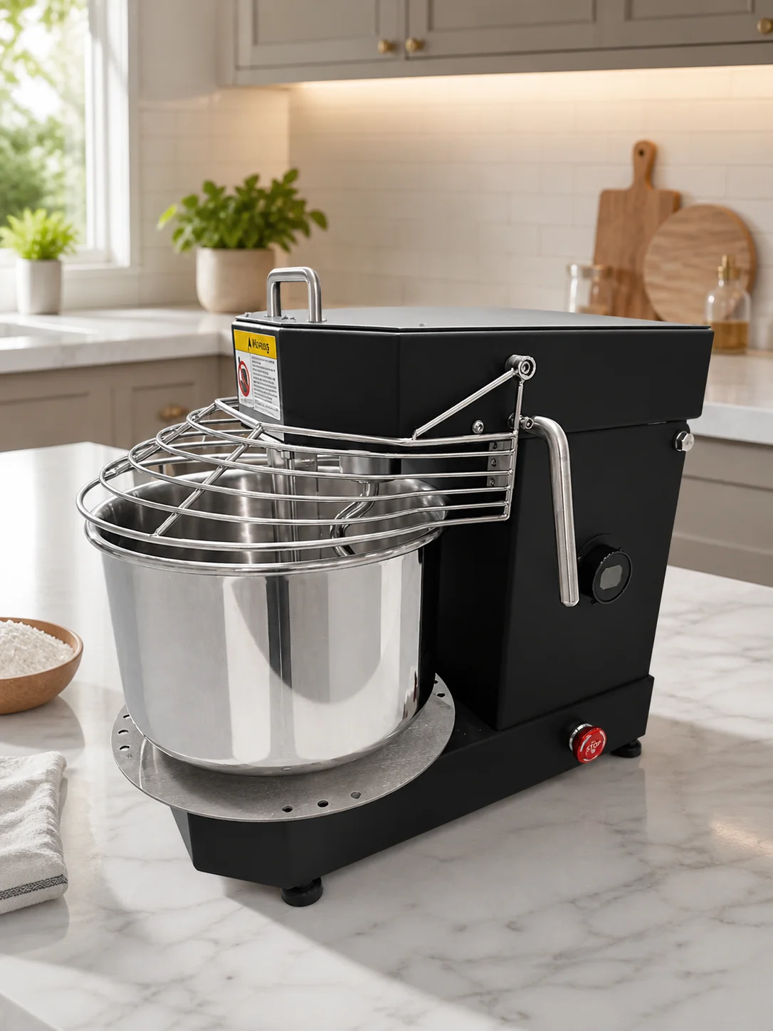 

10Liter 4Kg TableTop Dough Mixer Tilt Head and Removeable SS304 Bowl