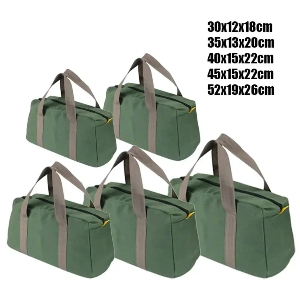 Large Capacity Tool Pouch Multipurpose Simple Wide-Mouth Tool Bag Easy Organization Wear-Resistant Handymen Tool Bag