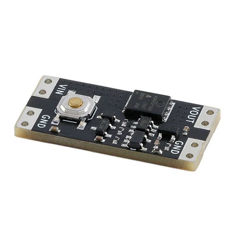 1Pcs Single Bond Button Bistable Switch Module 4.5-26V 1.3UA Load 10A Low Power Wide Voltage Mini One Key Switch Module