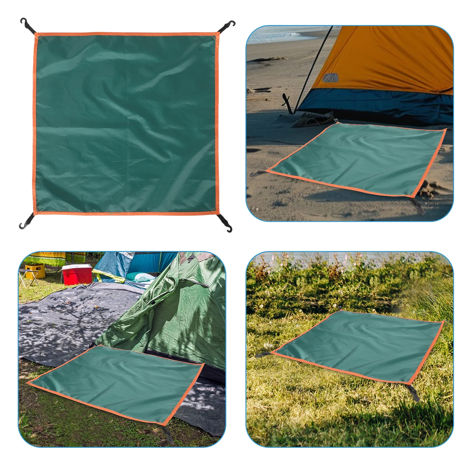 

Waterproof Tent Cover 210D Oxford Cloth Rain Fly For Camping Sun Shelter Uv Protection Windproof Foldable Outdoor Gear Reusable