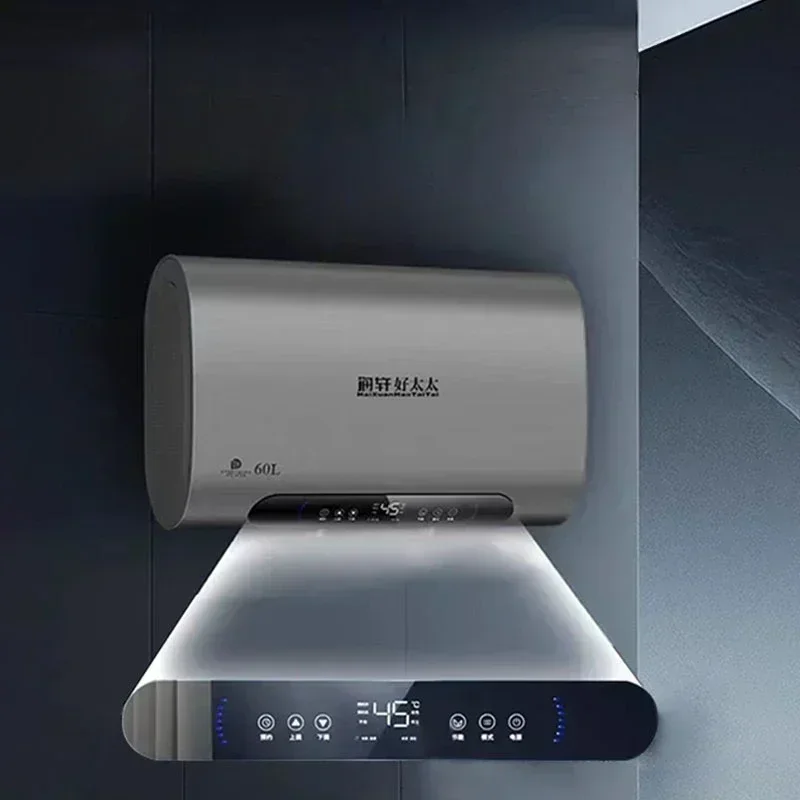 

Электрический водонагреватель с двойной стерилизацией, новый энергосберегающий электрический водонагреватель, водонагреватель с плоской бочкой для дома