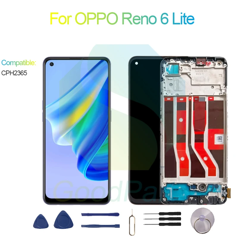 

Сменный сенсорный ЖК-экран для OPPO Reno 6 Lite 2400*1080 CPH2365 Reno 6 Lite