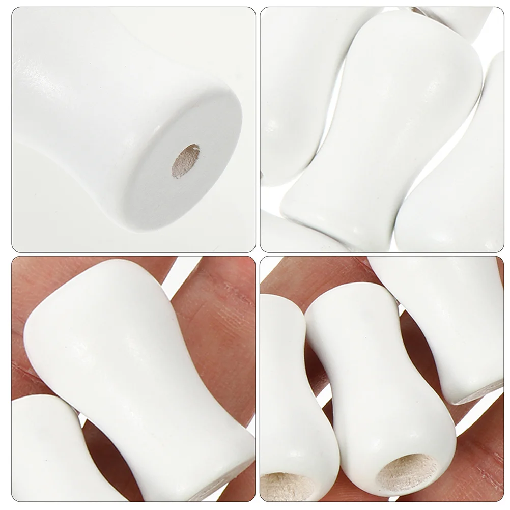 

6Pcs Wooden Blind Cord Pulls Decorative Tassels for Home Window Blinds Ceiling Fan Lamp Accessories Wood Cord Tassels