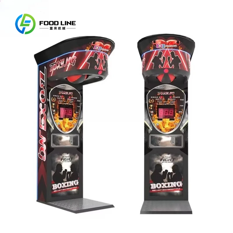 Rocky Force Measurement Boxing Machine Outdoor Sport Punch Training Arcade Machine Customized