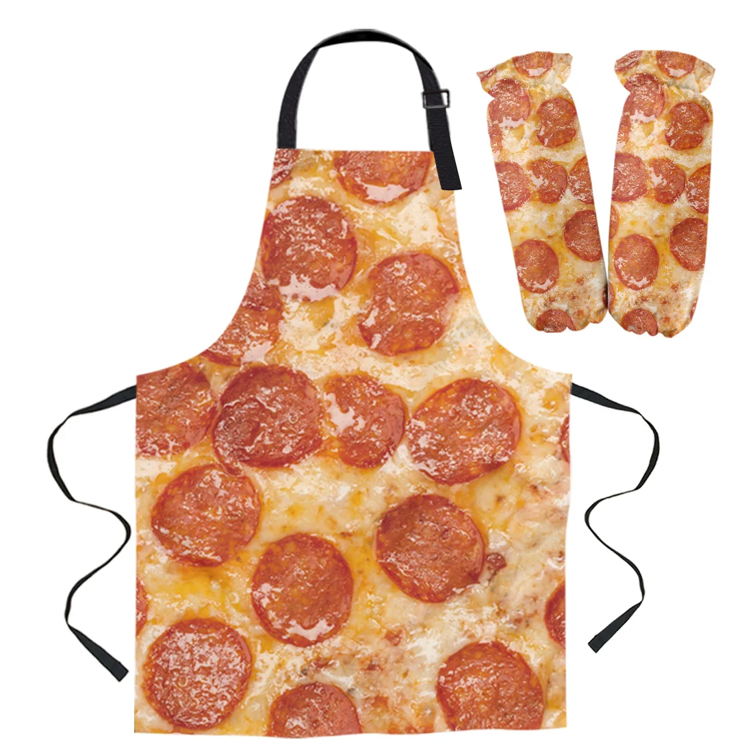 Giant Pizza Burrito Apron Kitchen Baking Accessories Home Cooking Aprons for Men Women