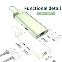 Cheap 6 In 1 USB HUB Game Stand Base Docking Stations HDMI 100W PD USB 3.0 Hub Multi Splitter Adapter With SD/TF Card Reader