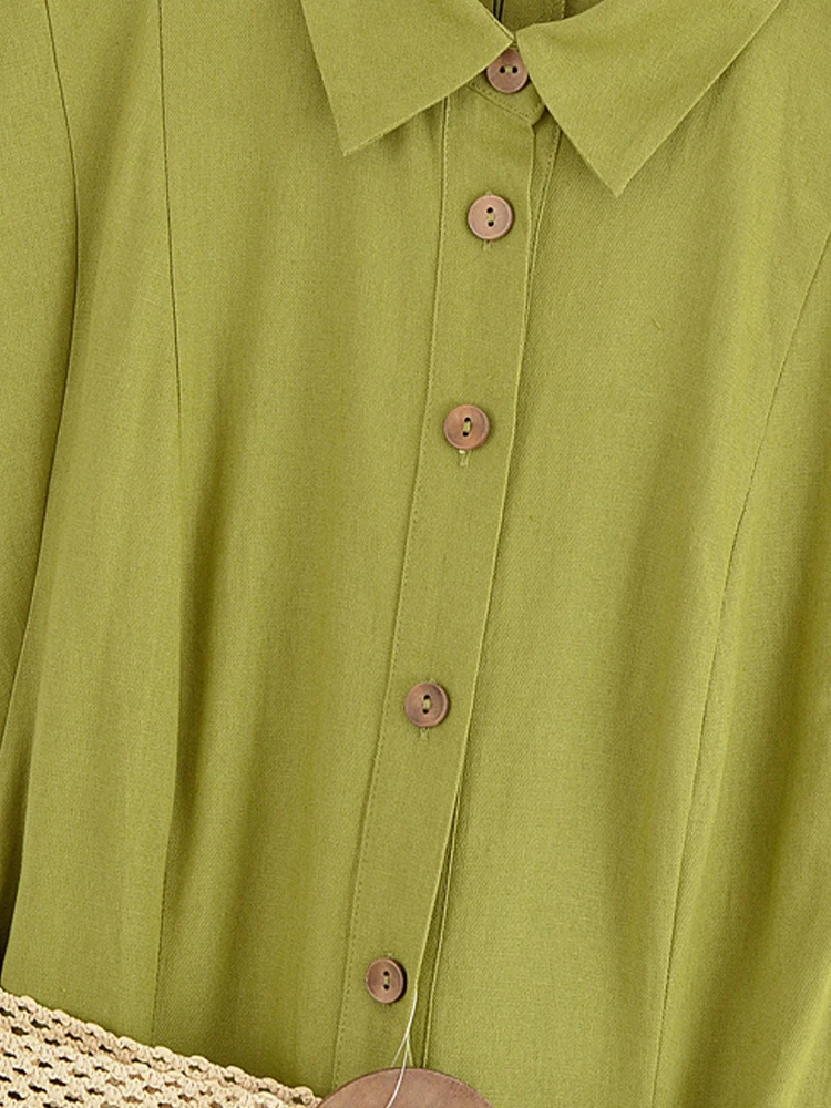 ملابس نسائية صيفية على الطراز الأوروبي والأمريكي نمط جديد عصري بلون سادة بدون أكمام فستان مريح وبسيط #3