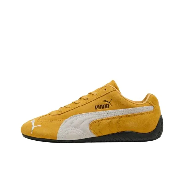 PUMA Speedcat Cow Split Leather Low top Casual Shoes Unisex Yellow 398846-06