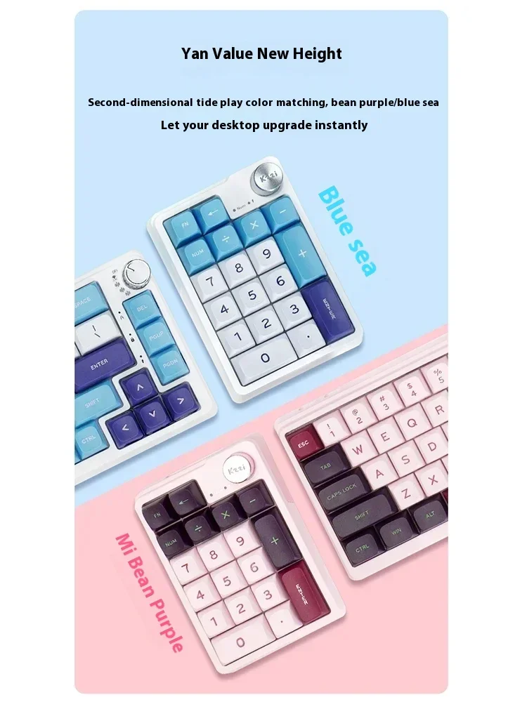 Keypad Wireless Programming Macro Numeric Keypad Mini Button Custom Knob Keyboard Rgb Gaming Mechanical Hotswap Macropa