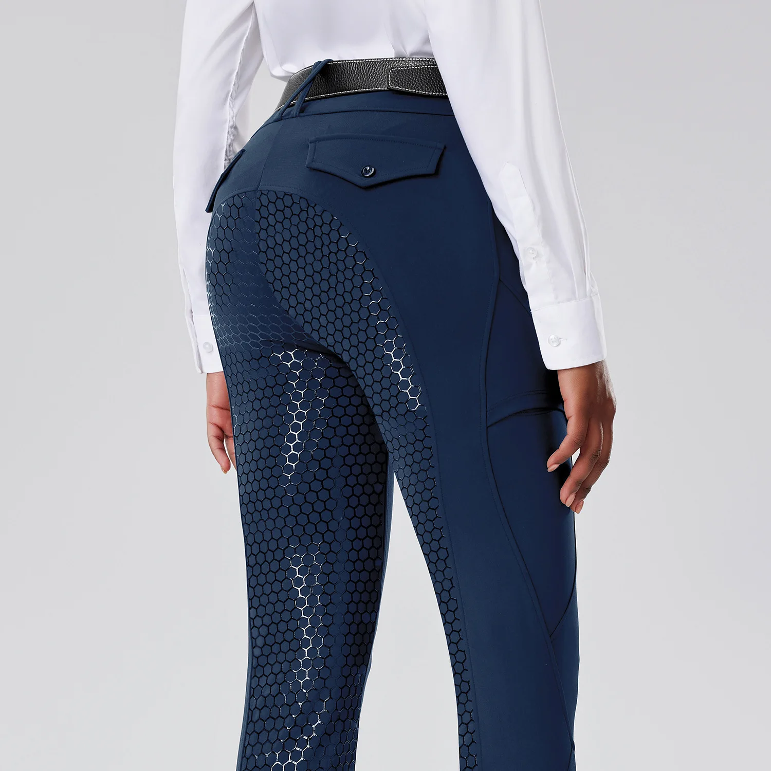 Pantalones de equitación para mujer, pantalones de asiento completo, medias de escuelas ecuestres, ropa deportiva para exteriores, equipo de caballero