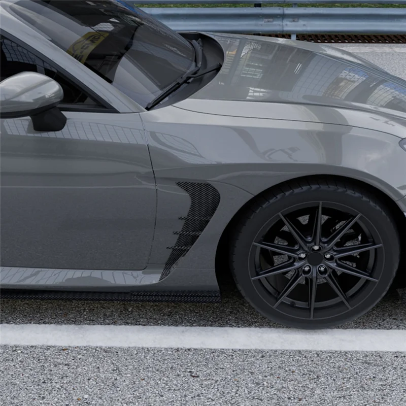 

AW-Car Side Wing Air Flow Intake Cover Side Fender Trim Spoilers For Toyota GR86 Subaru BRZ 2022+ Carbon Fiber