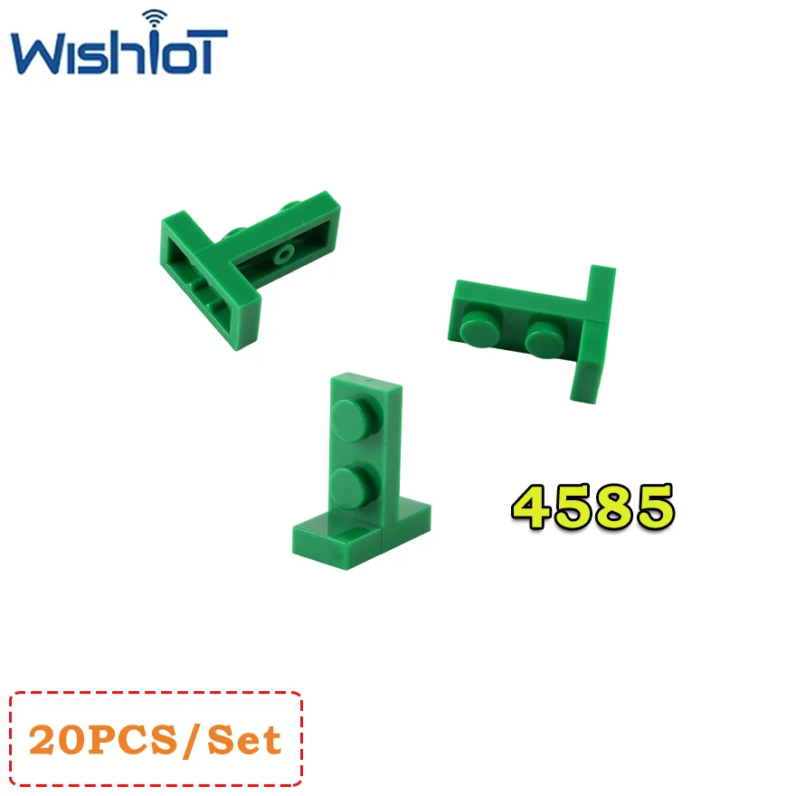 

20PCS 4585 Plastic Technology Building Blocks Parts Assembly MOC Small Bricks Toys 1x2x2 Double-Sided Bracket Plate Accessories