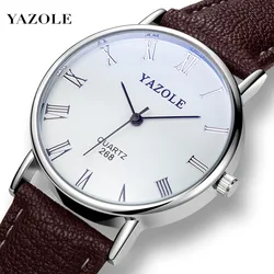 Fashion Wrist Watches for Men Top Brand Analog Men's Quartz Watches Leather Band Casual Business Men Watches Relogio Masculino